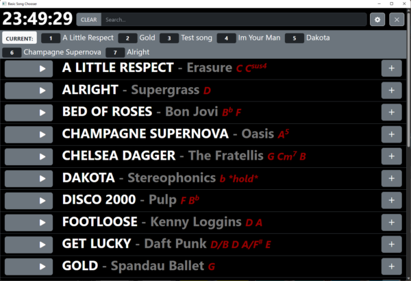 Advanced Song Chooser for Gig Performer - Image 2